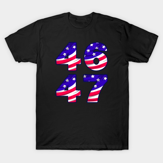 46 47 BIDEN FOR PRESIDENT T-Shirt by Lolane